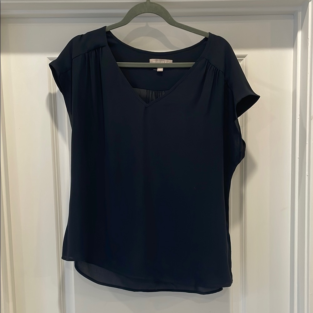Women's Banana Republic Navy Blouse